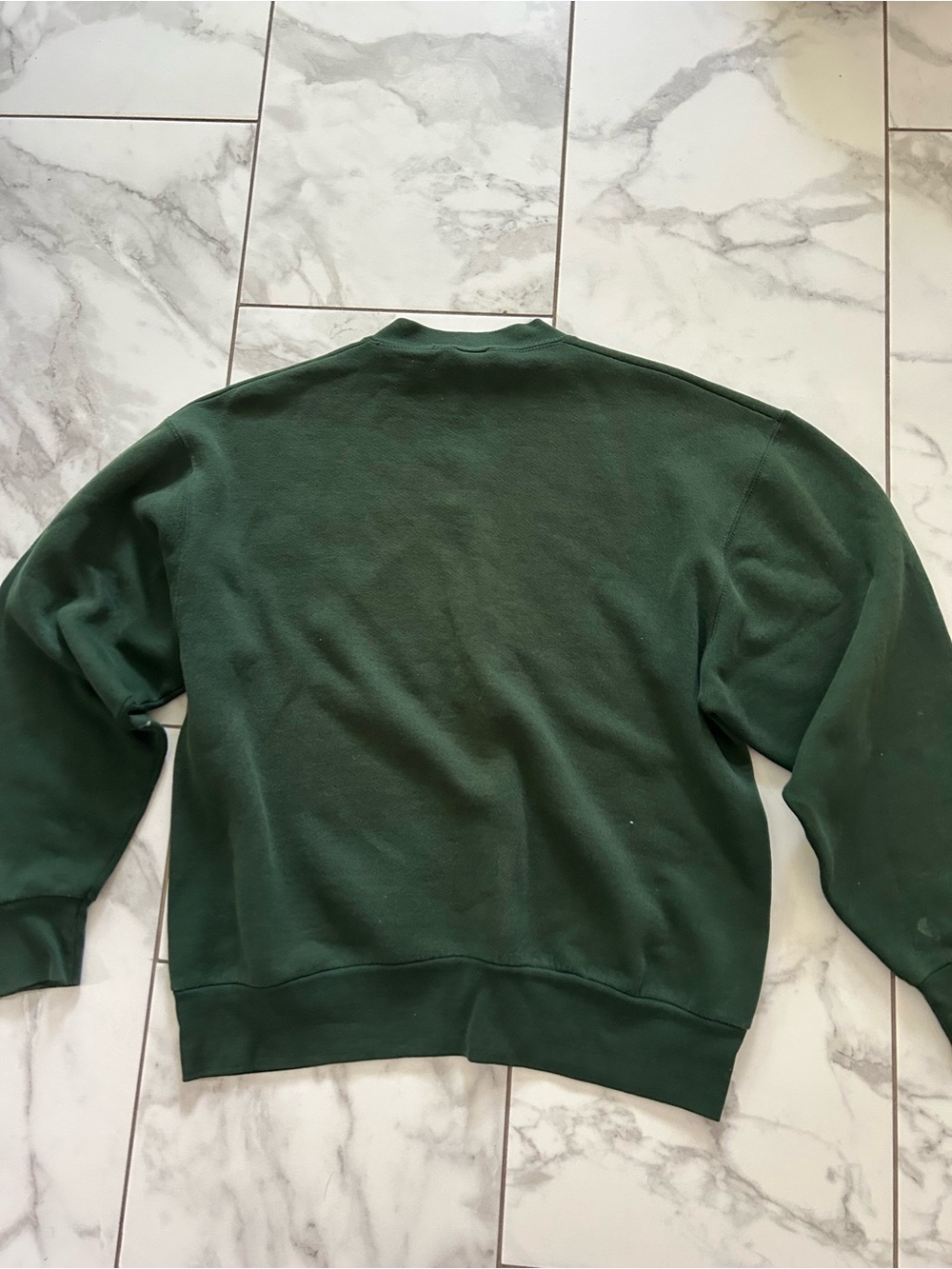 Vintage Pine Green 'Songs of Winter’ Songbirds Nature 90’s Crewneck Sweatshirt - Picture 7 of 8